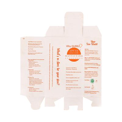 Qurez Mattifying Sunscreen Spf 50 Pa Plus With Blue Light Protection Oxybenzone & Omc Free 50 gm - Face Sunscreen