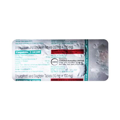 EMPABITE S 10/100 Tablet 10's - Diabetes-Ant