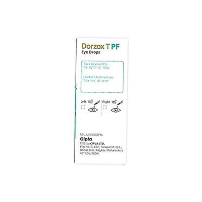DORZOX T PF Eye Drops 10ml - Glaucoma-Ant