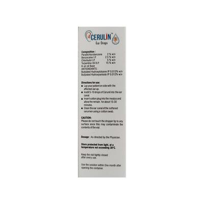 CERULIN Ear Drops 10ml - Ear Conditions-Oth