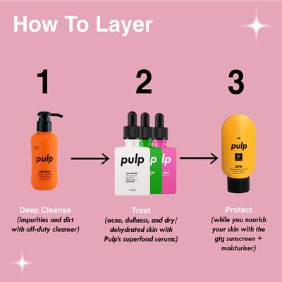 Pulp Cosmetics GTG Superfood Daily Moisturiser SPF 40 50 ml - Face Moisturizers