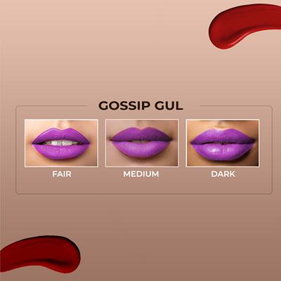 Colorbar Powerkiss Vegan Matte Lipcolor-Gossip Gul -025 5 ml - Liquid Lipsticks