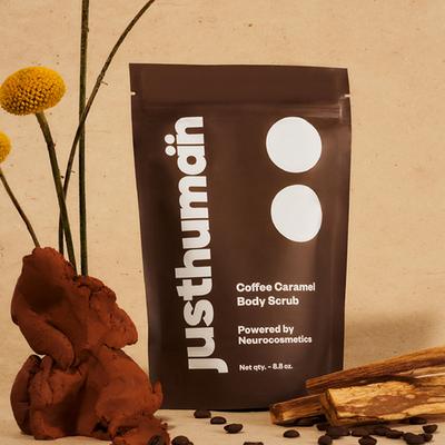 Justhuman Coffee Caramel Body Scrub 250 gm - Scrubs & Exfoliants