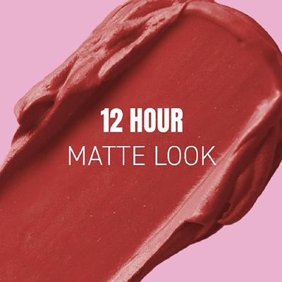 Elle 18 Colour Pop Matte Lipstick, R37, Maroon Silk 4.3gm - Lipsticks