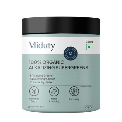 Miduty Organic Super Greens Powder 250 g - Weight Loss