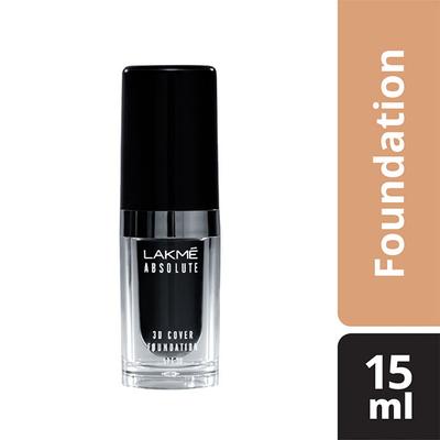 Lakme Absolute 3D Cover Foundation Cool Cinnamon 15 Ml - Foundation