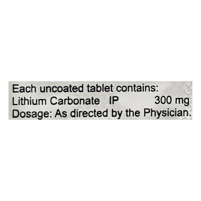 LITHOCENT 300 Tablet 10's - Depression-Ant