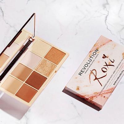 Makeup Revolution X Roxxsaurus Highlight & Contour Palette 20 gm - Contour