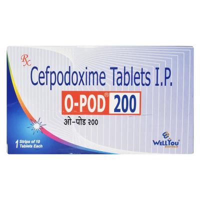 OPOD 200 Tablet 10's - Bacterial Infections-Qui