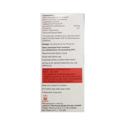 MONOCEF O 100 Oral Suspension 30ml - Bacterial Infections-Cep