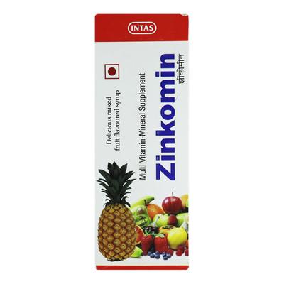 ZINKOMIN Delicious Mixed Fruit Flavoured Syrup 200ml - Supplements-Vam