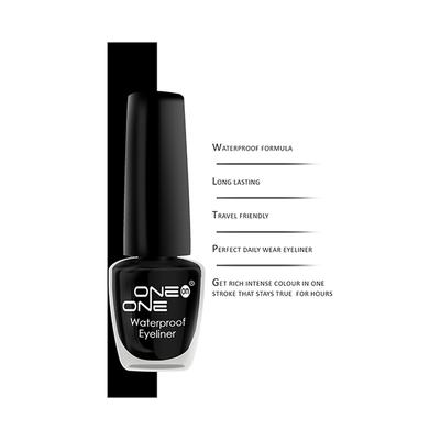 One On One 24 Hrs Long Lasting & Waterproof Eyeliner - Black 5 ml - Eyeliners