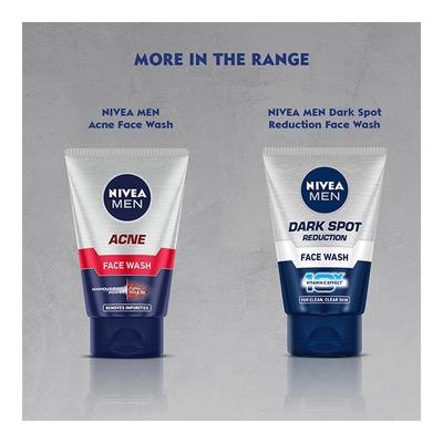 Nivea Men Oil Control Face Wash - Charcoal 100 gm - Face Wash & Cleansers