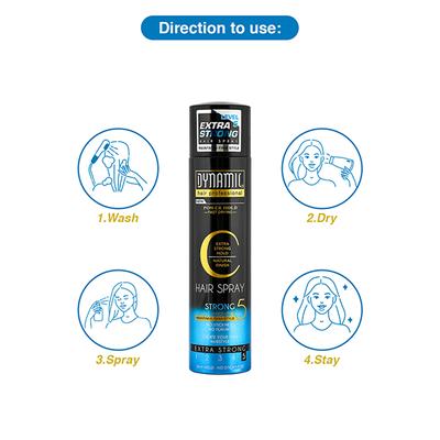 New Dynamic Hair Spray (Level 5) 250ml - Hair Sprays & Mists