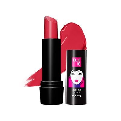 Elle 18 Color Pop Matte Lip Color, R35, Red Wave Lipstick 4.3gm - Lipsticks