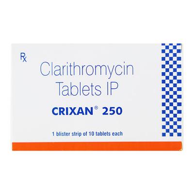 CRIXAN 250mg Tablet 10's - Bacterial Infections-Mac