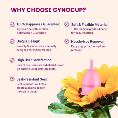 GynoCup Reusable Menstrual Cup - Ultra Soft (Large) - Intimate Care