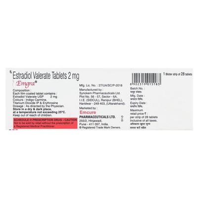 Emgra Tablet 28'S - Hormonal Therapy-Oes