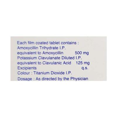 Ampoxin CV 625mg Tablet 10'S - Bacterial Infections-Pen