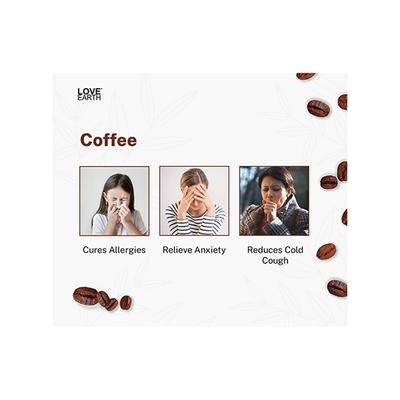 Love Earth Premium Reed Diffuser Coffee Toxin Free Lasting Fragrance 30 ml - Diffuser