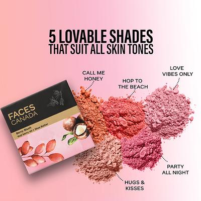 Faces Canada Berry Blush Hop To The Beach 01 4 gm - Blushes
