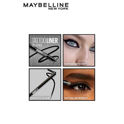 Maybelline New York Tattoo Studio Gel Liner Pencil Deep Teal 1.24 gm - Eyebrow Pencils & Enhancers