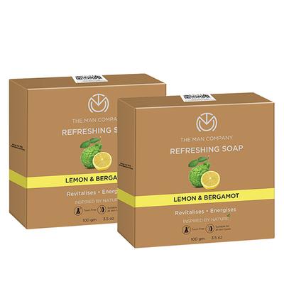 The Man Company Refreshing Soap (100gm x 2) 2's - Soaps