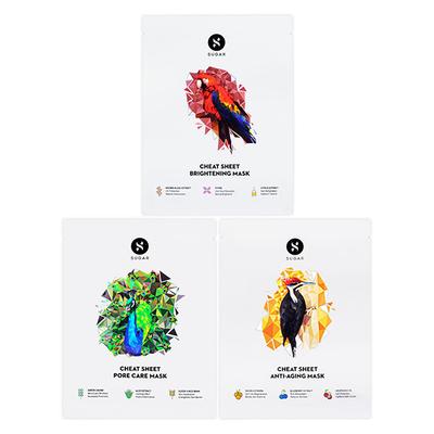 SUGAR Cosmetics Total Mask-erade (Pack of 3) 25 gm - Masks & Peels