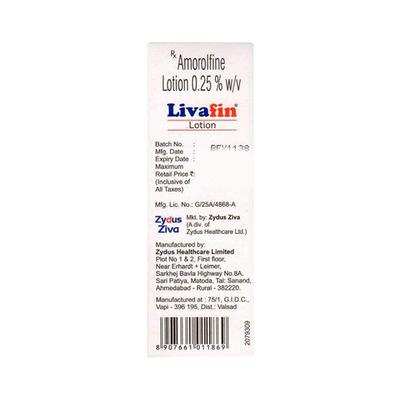 LIVAFIN Lotion 30ml - Fungal Infections-Taa