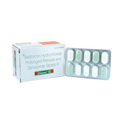 GEMER 3mg Tablet 10's - Diabetes-Ant