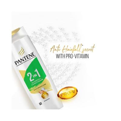 Pantene Advanced Hairfall Solution, 2in1 Anti-Hairfall Silky Smooth Shampoo & Conditioner 340 gm - Shampoos