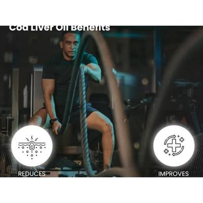 Seacod Cod Liver Oil Capsules 100's - Omega Fish Oil Fatty Acids