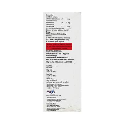 LX MINT Syrup 100ml - Allergies-Ant