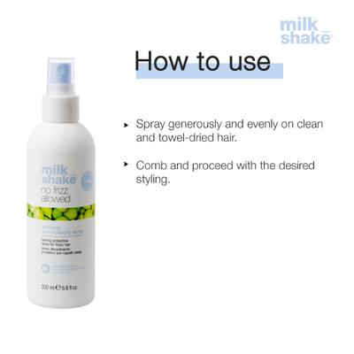 Milk Shake No Frizz Allowed Amazing Anti-Humidity Spray 200 ml - Hair Sprays & Mists