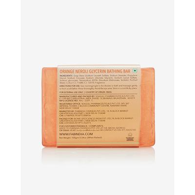 Fabessentials Orange Neroli Bathing Bar 100 gm - Soaps