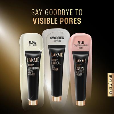 Lakme Unreal Blur Perfect Primer, Mattifies & Blurs Pores, 30gm - Primer