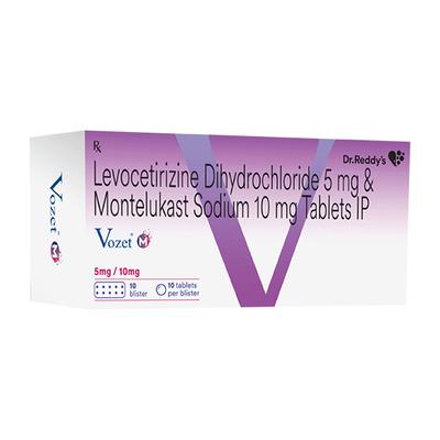 VOZET M 5/10mg Tablet 10's - Allergies-Ant