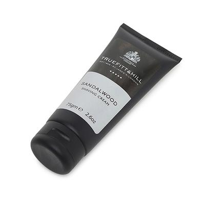 Truefitt and Hill Sandalwood Shave Cream Tube Essential Grooming Collection For Men Suitable For Normal and Dry Skin 75 ml - Shaving Creams