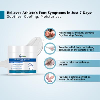 Dr Foot Athletes Foot Cream 100 gm - Foot Creams & Lotions
