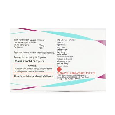 Tinnicar Capsule 10'S - Muscle Cramps/Spasticity-Ant