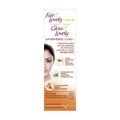 Glow & Lovely Ayurvedic Care+ Face Cream 50 gm - Skin-Treatment