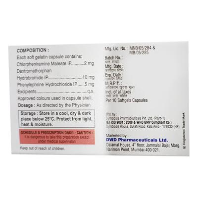 XL 90 + Cofgel 10's - Cough And Cold-Cou