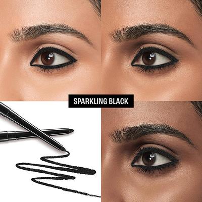 Lakme 9 to 5 Eyeconic Kajal, Waterproof, Smudgeproof, lasts 24 Hrs, Sparkling Black, 0.35 gm - Kajal & Kohls