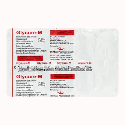 GLYCURE M Tablet 10's - Diabetes-Ant