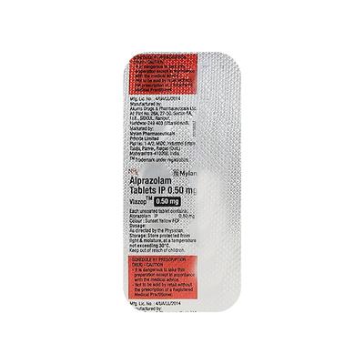 VIAZOP 0.5 Tablet 10's - Anxiety-Anx
