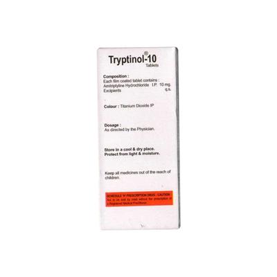 TRYPTINOL 10 TABLET 10'S - Depression-Ant