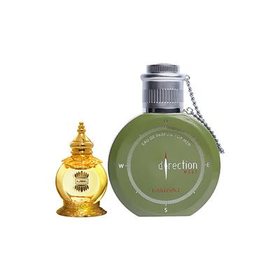 Ajmal Mukhallat Al Wafa Concentrated Perfume Oil Oriental Musky And Maryaj Direction West EDP Green Spicy Perfume 112 ml - Perfumes (Edt/Edp)