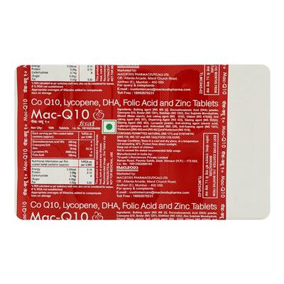 MAC Q10 Tablet 10'S - Supplements-Vam