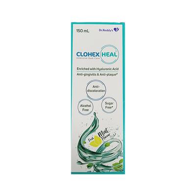 CLOHEX HEAL FRESH MINT FLAVOUR SUGAR FREE INTENSIVE GUM CARE Liquid 150ml - Oral Care - P-Mou