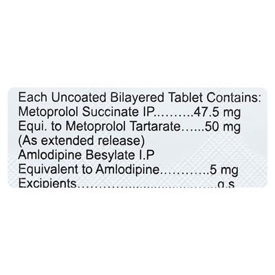 KPLOL AM 50/5 Tablet 10's - Hypertension-Bet